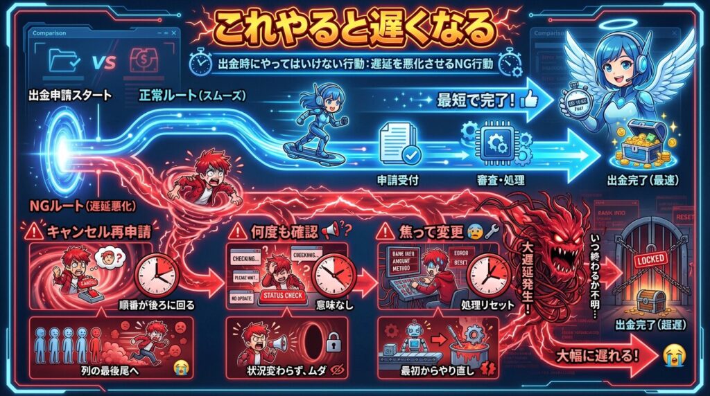 ベラジョン 出金 NG行動