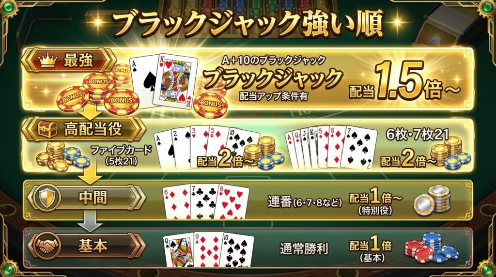 ブラックジャック 強い順