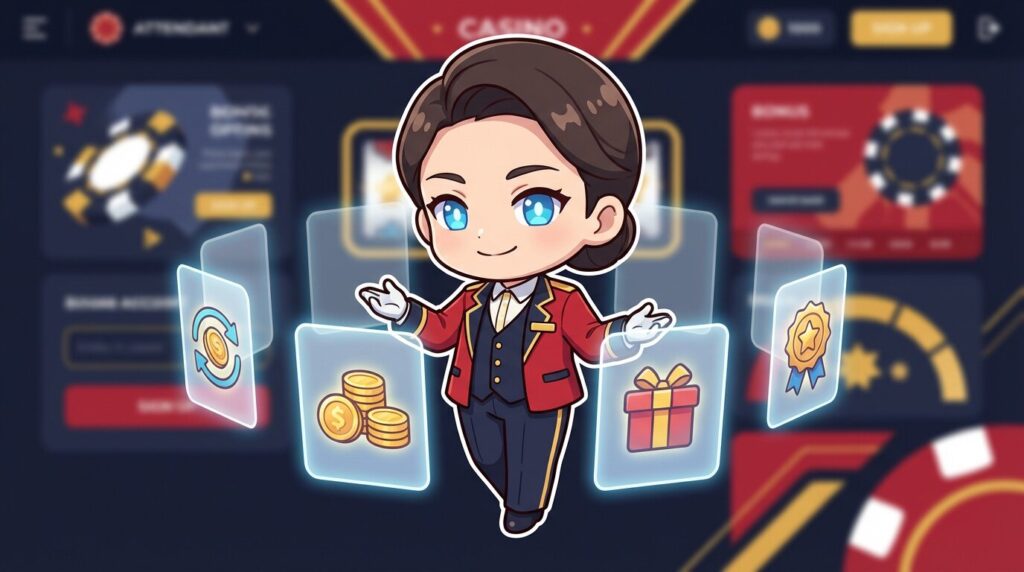 人気カジノの入金不要特典は個別ページで確認した方が早い