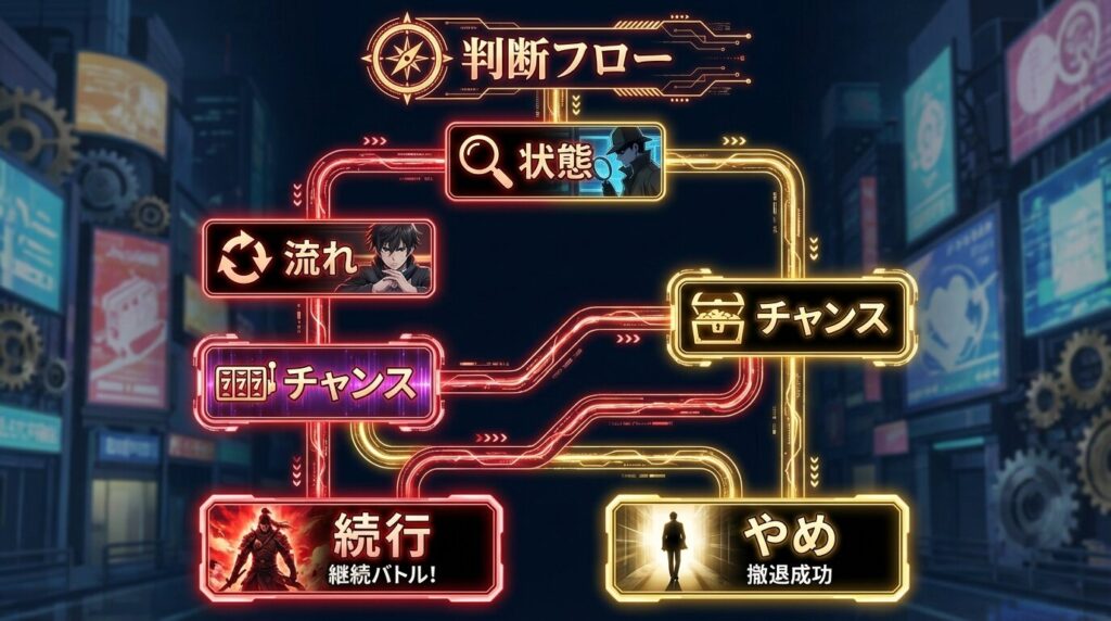 この3点をセットで見る必要があります。