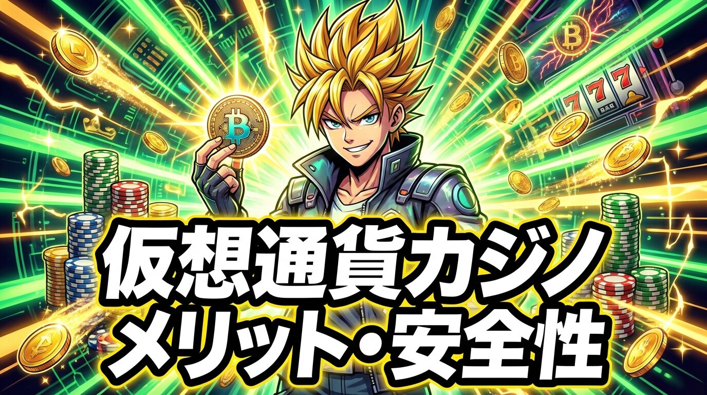 仮想通貨カジノ メリット・安全性