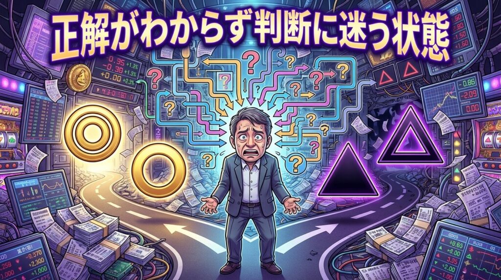 判断に迷うプレイヤー