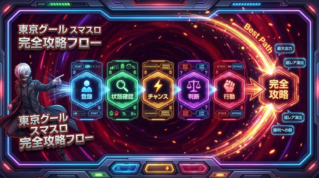 東京グール スマスロ 完全攻略フロー