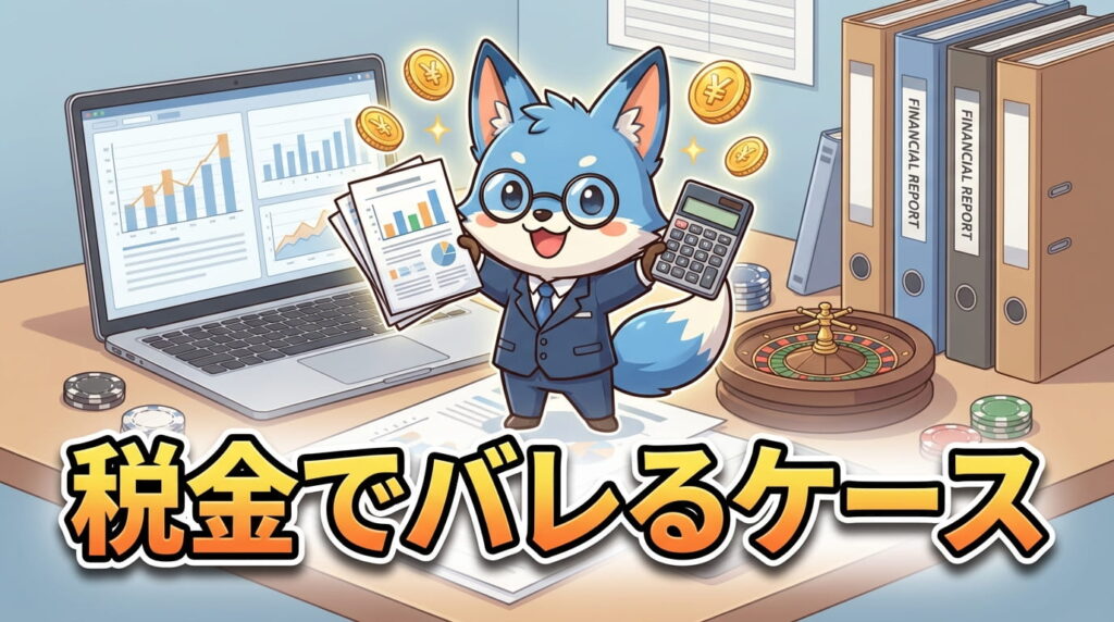 税金との関係でバレるケースがある