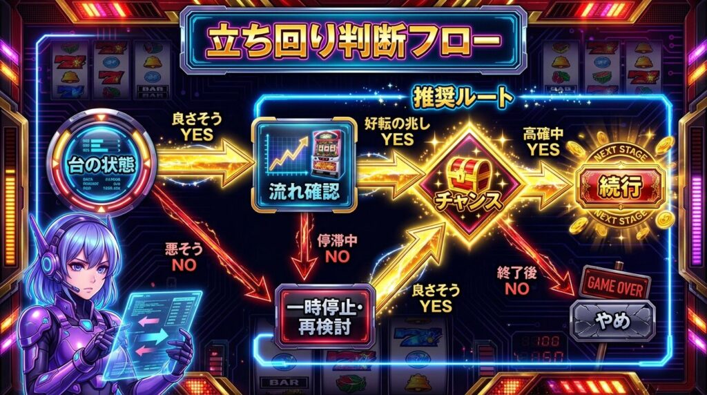 立ち回り判断フロー