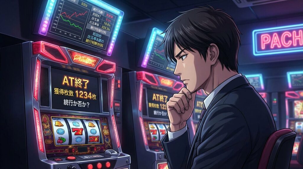 AT終了後 判断シーン