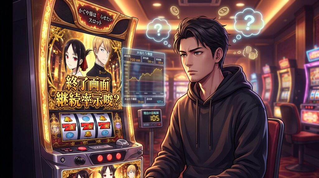 かぐや 終了画面 実戦イメージ