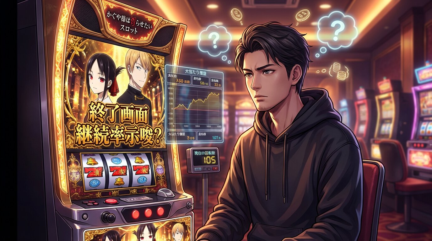 かぐや 終了画面 実戦イメージ