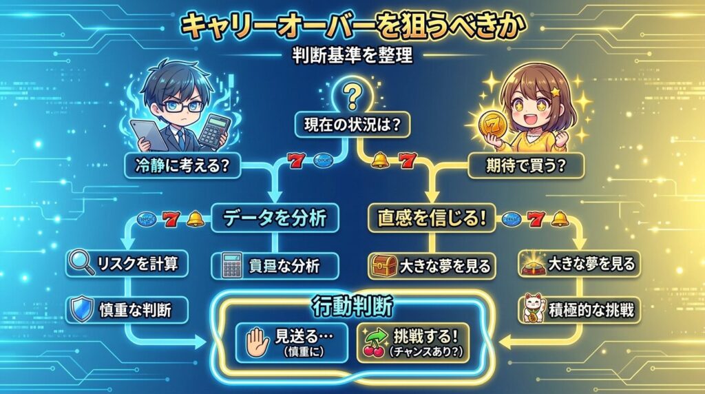 キャリーオーバー 判断