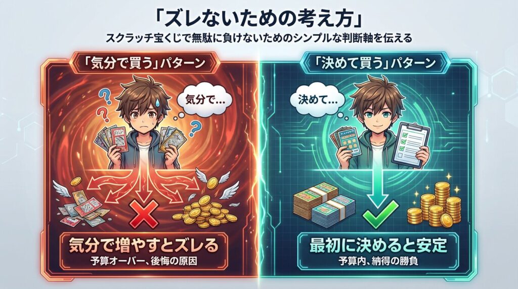 スクラッチ宝くじで損しない考え方