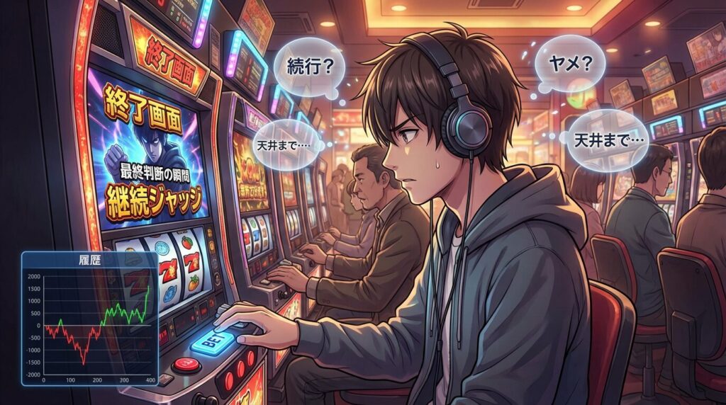 スロット 判断シーン