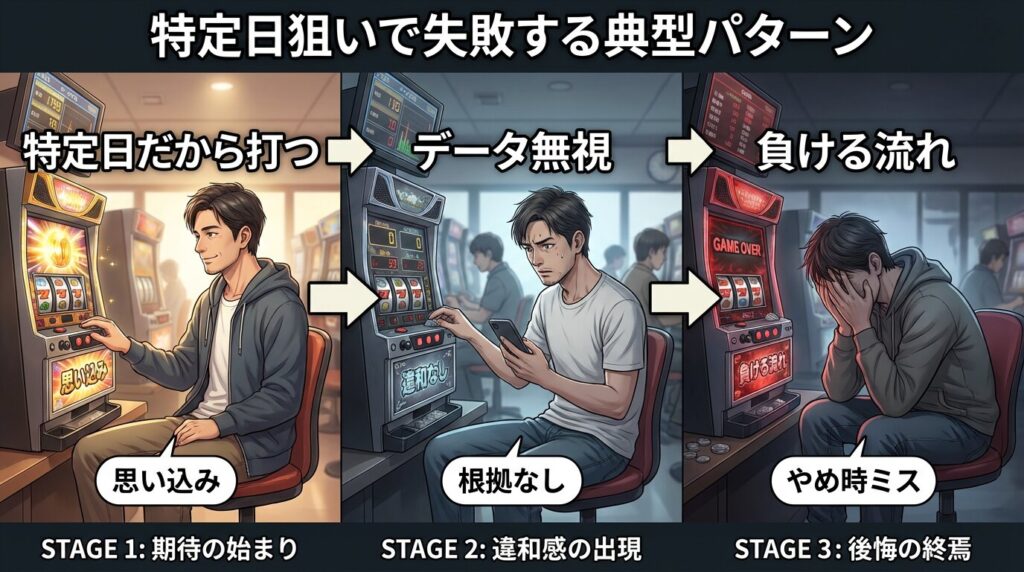 スロット誕生日で失敗するパターン