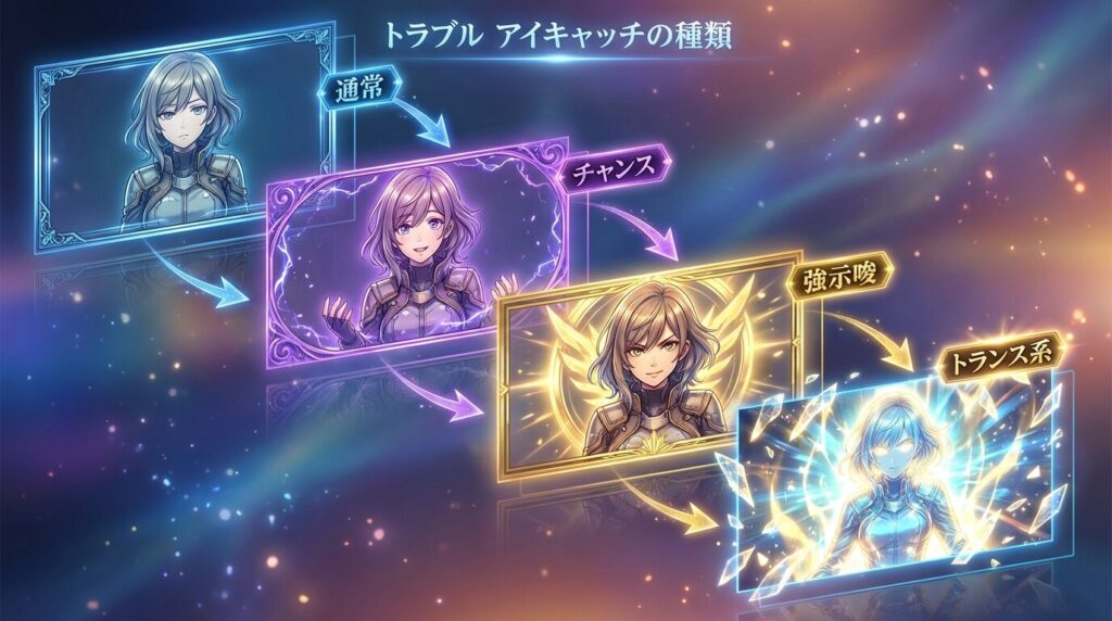 トラブル アイキャッチ 種類