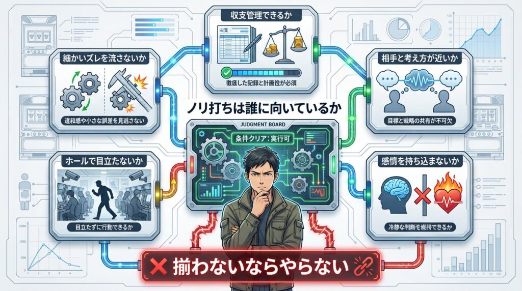 ノリ打ちをやるべきかの判断基準