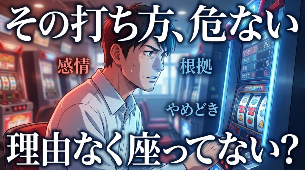 パチンカス的な打ち方を見直すイメージ