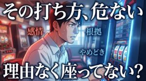 パチンカス的な打ち方を見直すイメージ