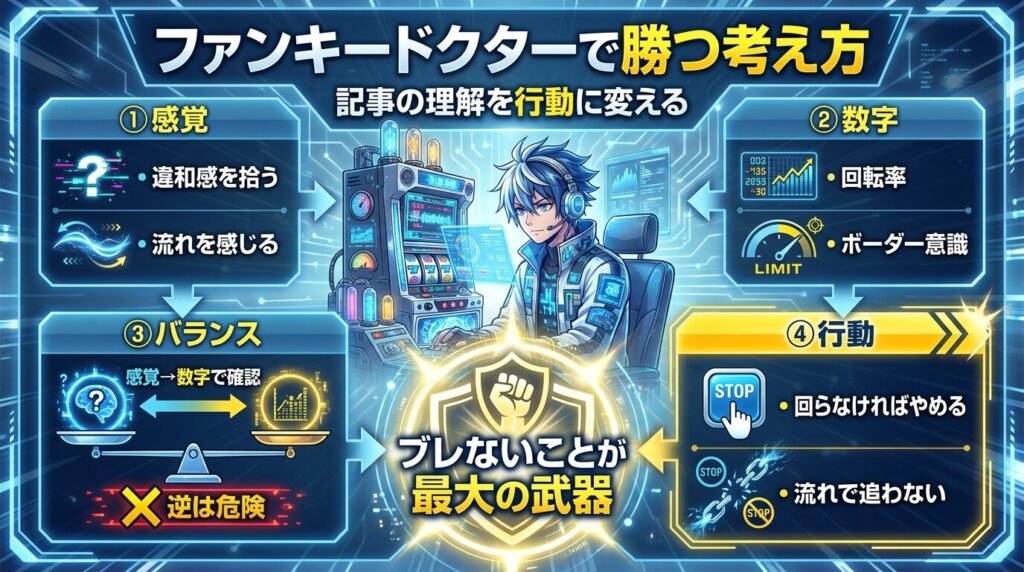  ファンキードクター 勝ち方思考