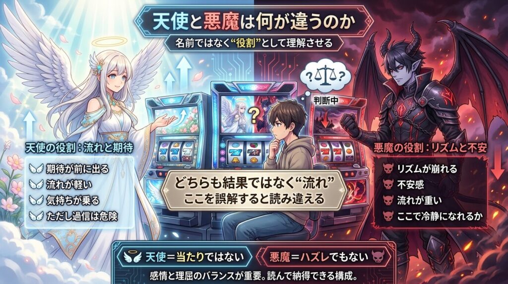 ファンキードクター 天使悪魔比較