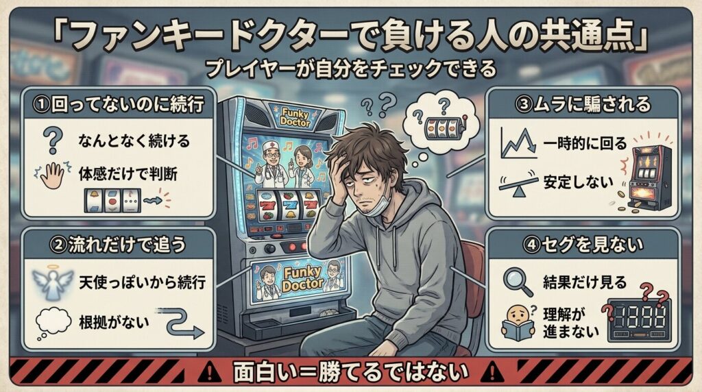 ファンキードクター 負けパターン