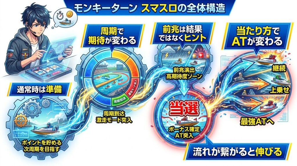 モンキーターン スマスロ 全体構造