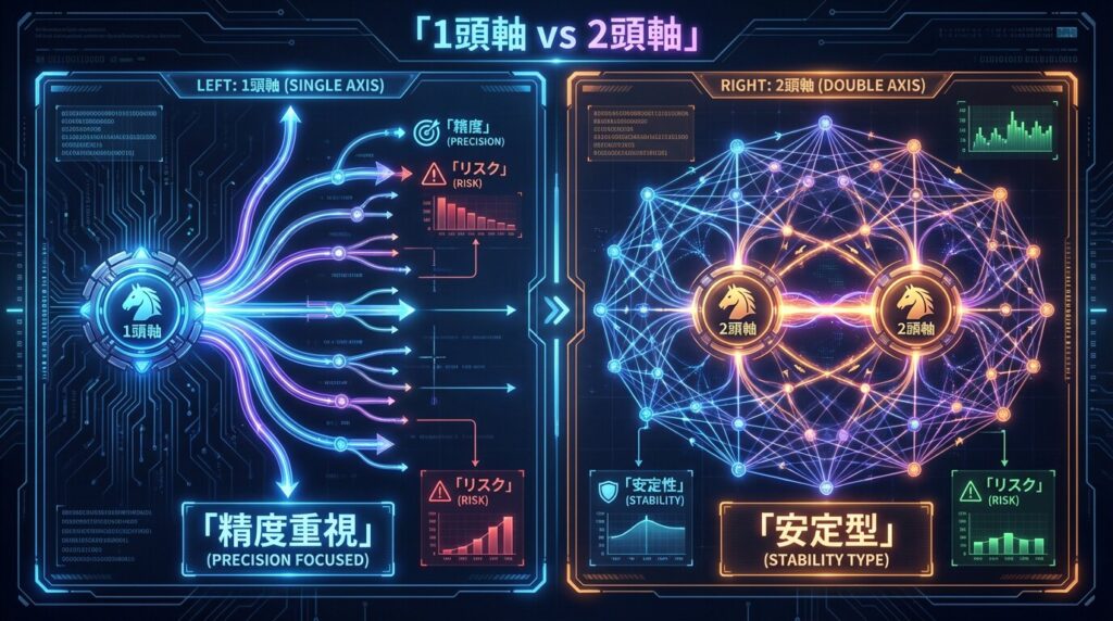 三連単1頭軸2頭軸