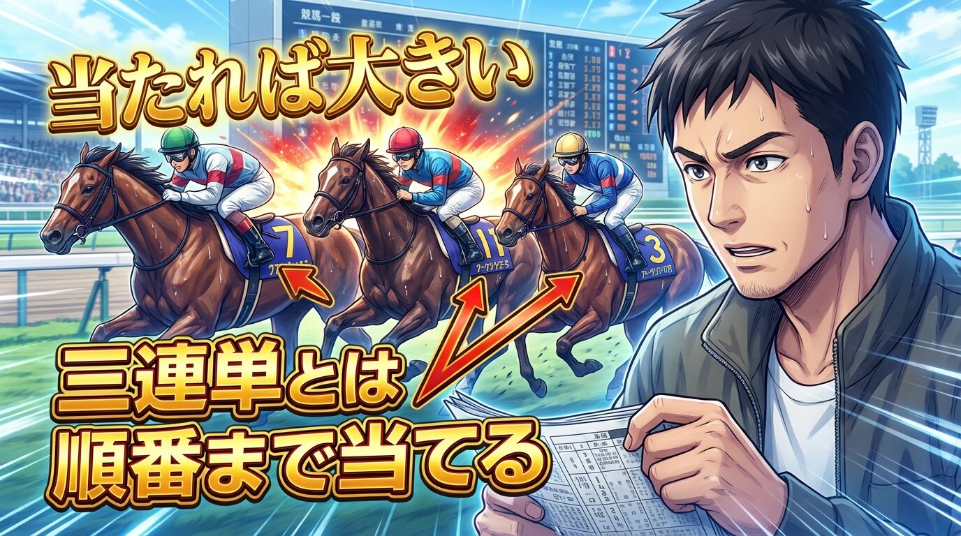 三連単とはの基本イメージ