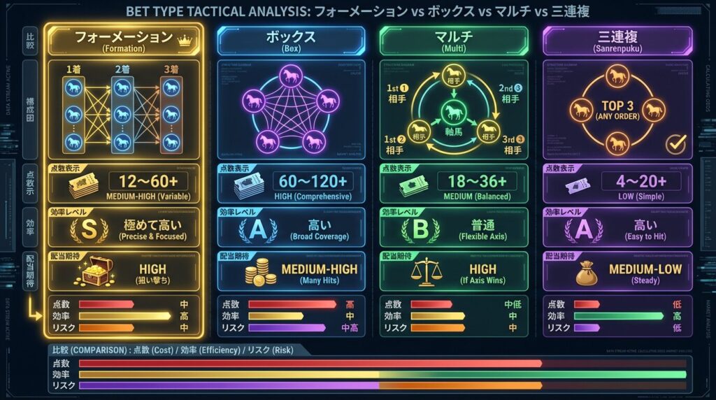 三連単フォーメーション比較