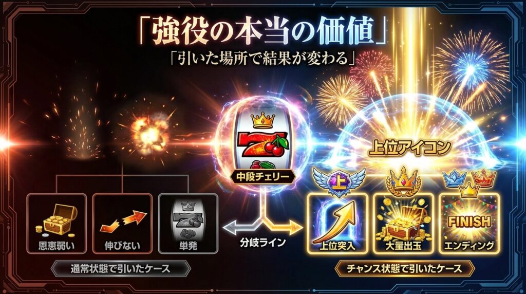 中段チェリー恩恵差