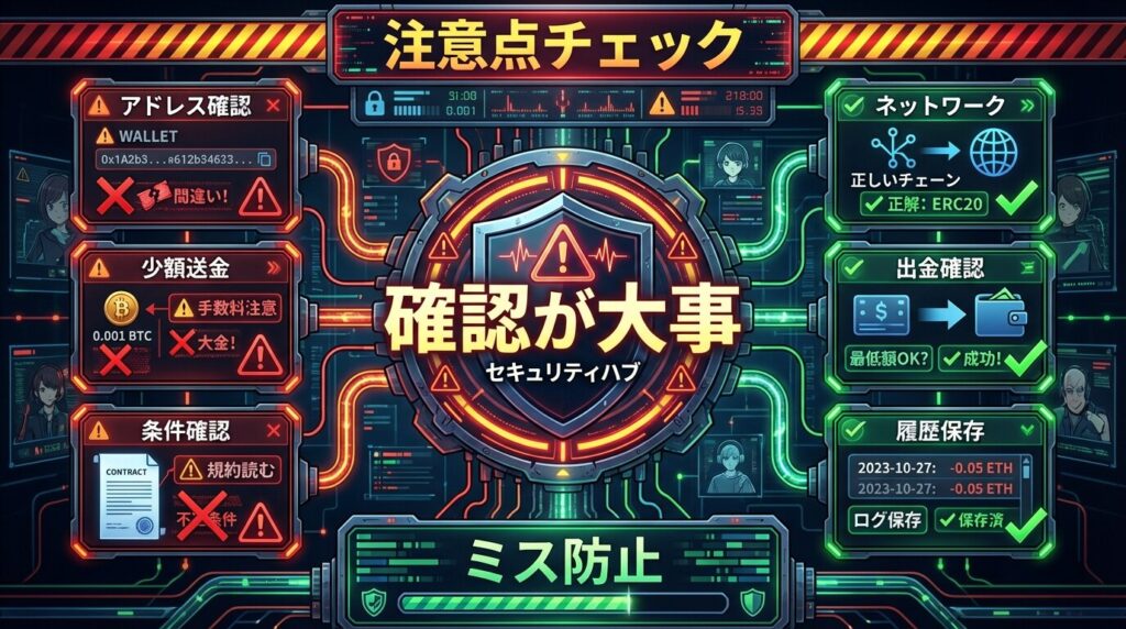 仮想通貨 オンカジ 注意点