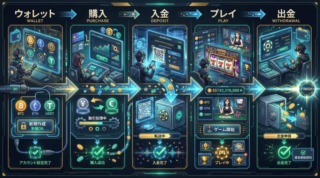 仮想通貨 オンカジ 流れ