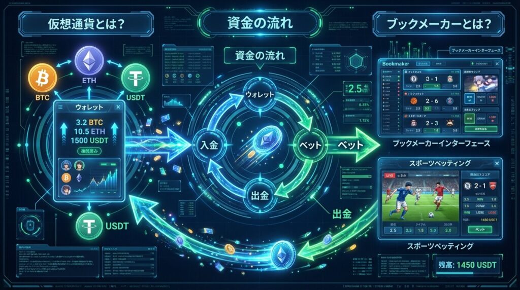 仮想通貨 ブックメーカー 仕組み