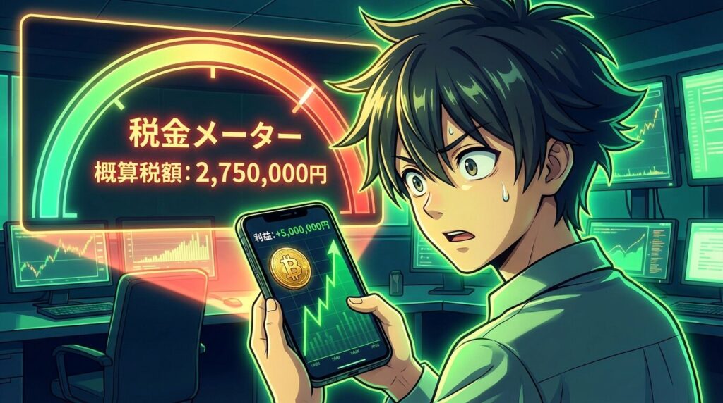 仮想通貨 税金 イメージ