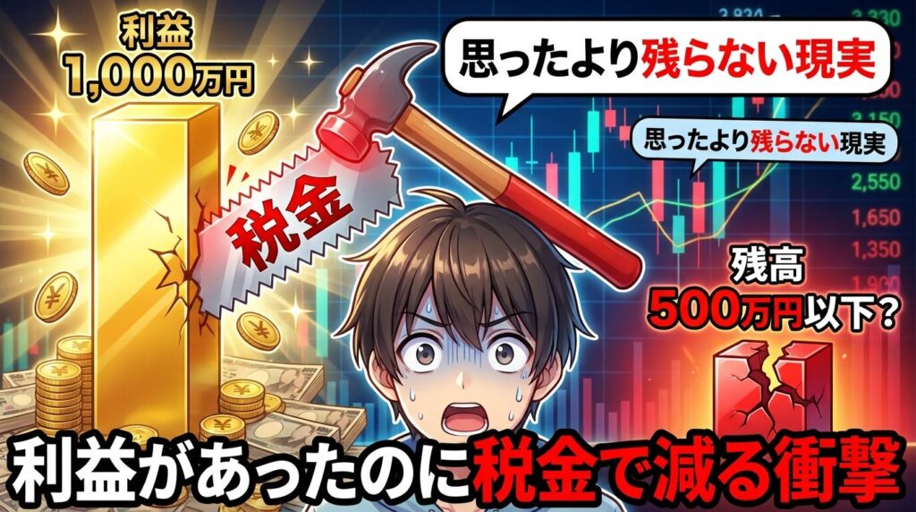 仮想通貨 税金 払えない イメージ