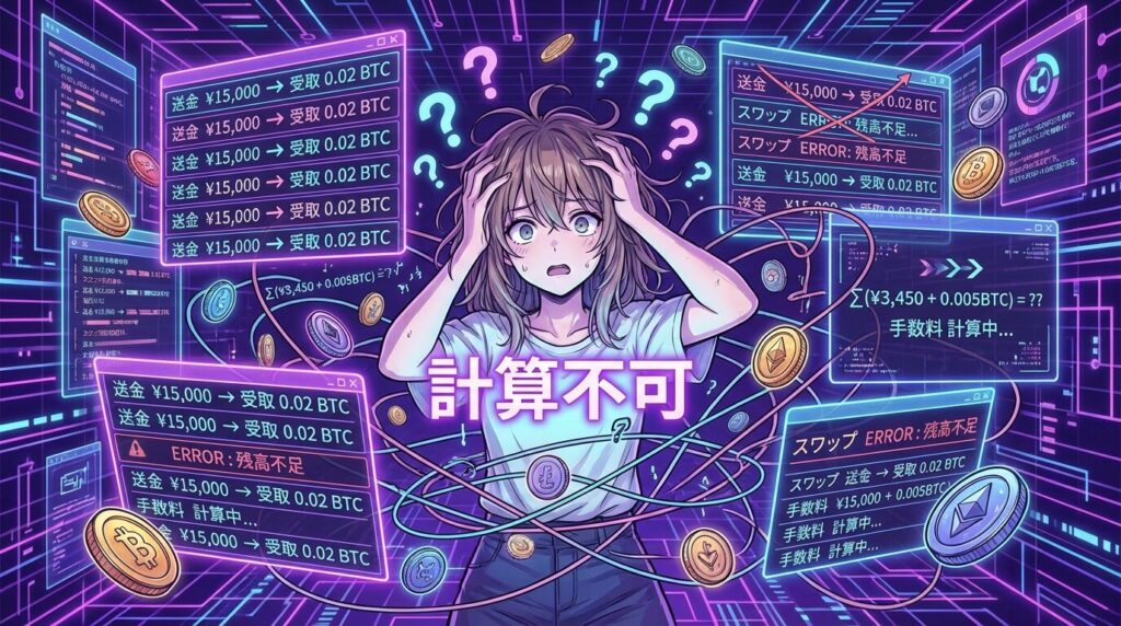 仮想通貨 税金 計算 イメージ