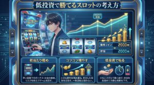 低投資で勝てるスロットの考え方