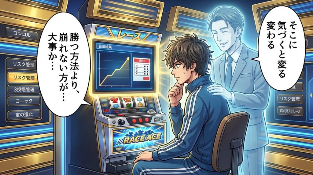 冷静に立て直して考え方が変わる場面