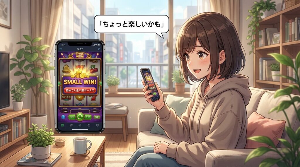 初心者の入金不要ボーナス体験