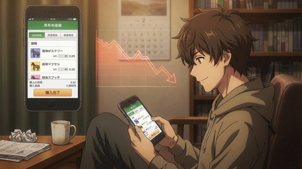 勝っていると勘違いする競馬ユーザー