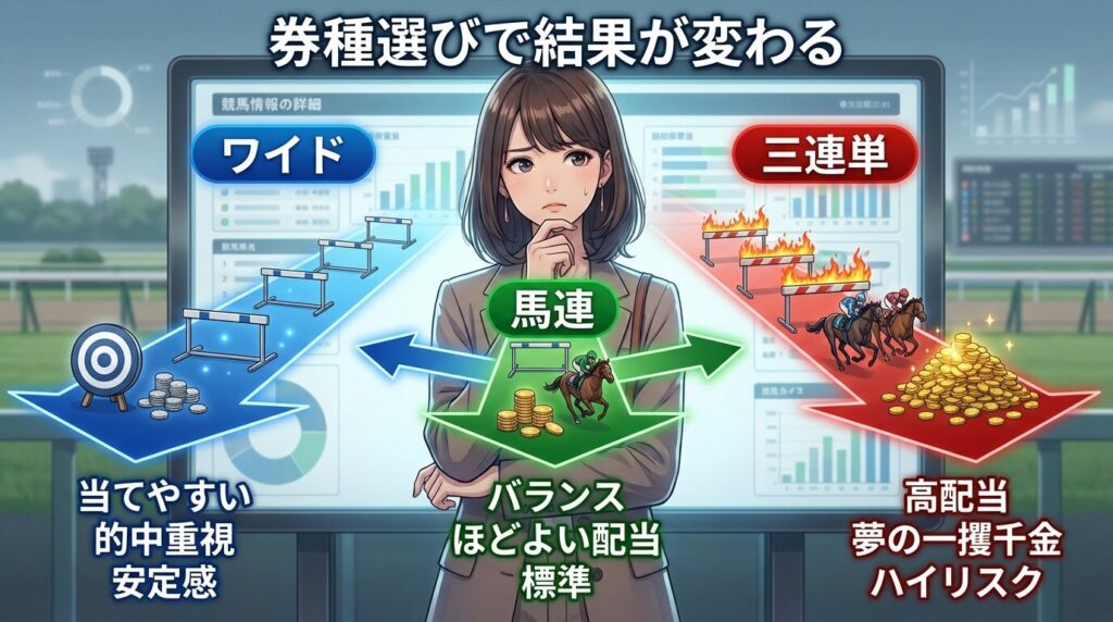 有馬記念 券種選び 比較イメージ