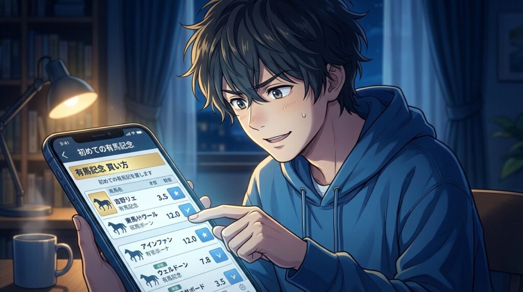 有馬記念の買い方をスマホで調べる初心者