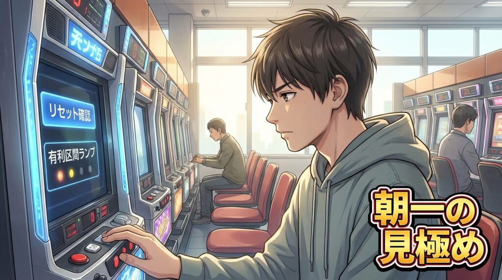 朝一リセット判断