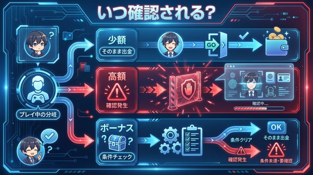 本人確認 タイミング