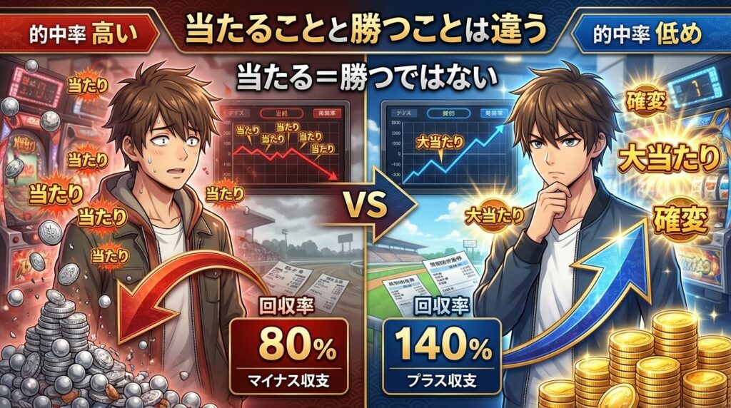 的中率と回収率の違