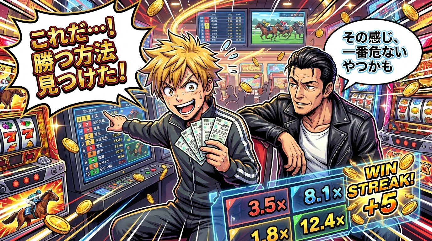 競馬で勝つ方法を見つけたと思う瞬間