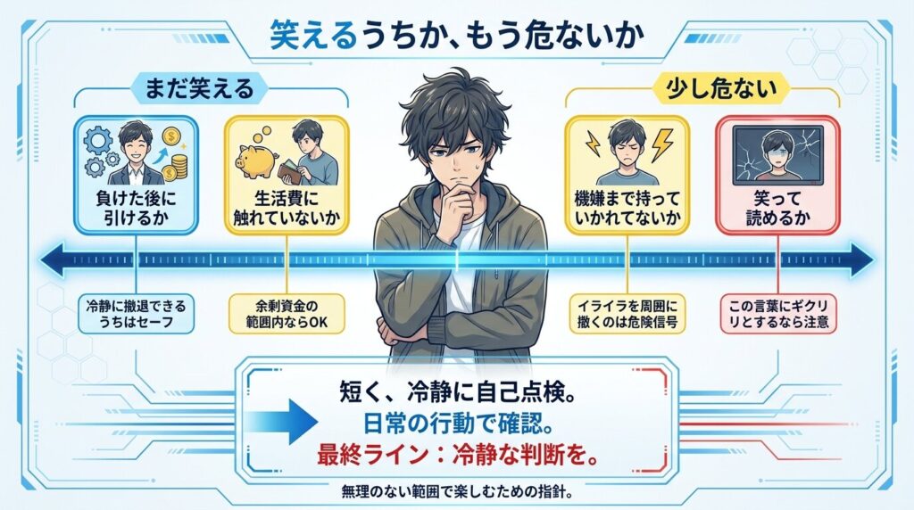 自分が危ないラインにいるかの判断基準