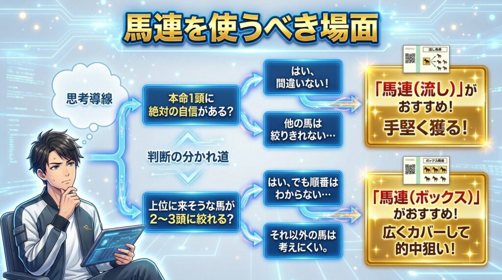 馬連の使いどころ判断
