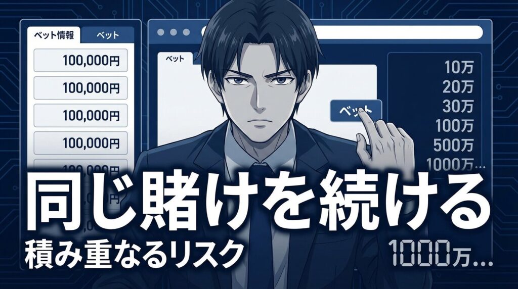 高額ベットを繰り返すハイローラー