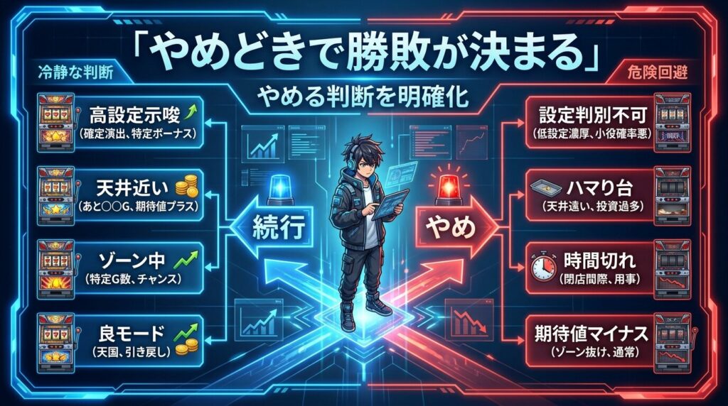 やめどき判断のフレームワーク