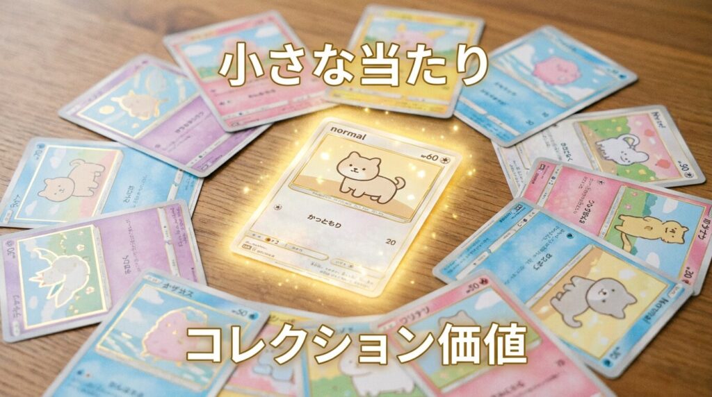 ノーマルカードでも当たりと感じるコレクションの楽しさ