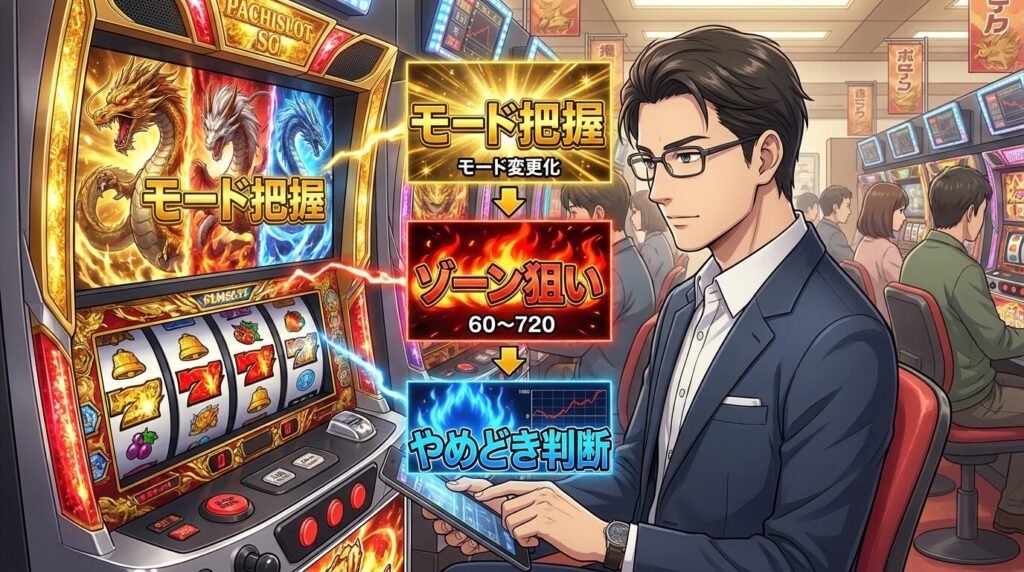 モードとゾーンを理解して打ついざ番長プレイヤー